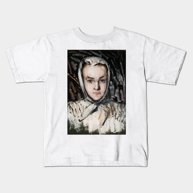 Marie Cezanne (The Artist's Sister) by Paul Cezanne Kids T-Shirt by Classic Art Stall